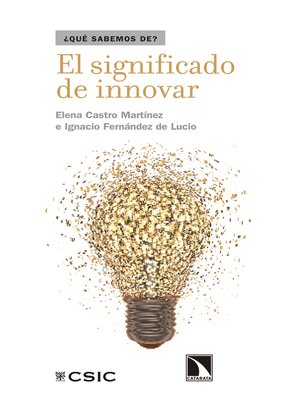 cover image of El significado de innovar